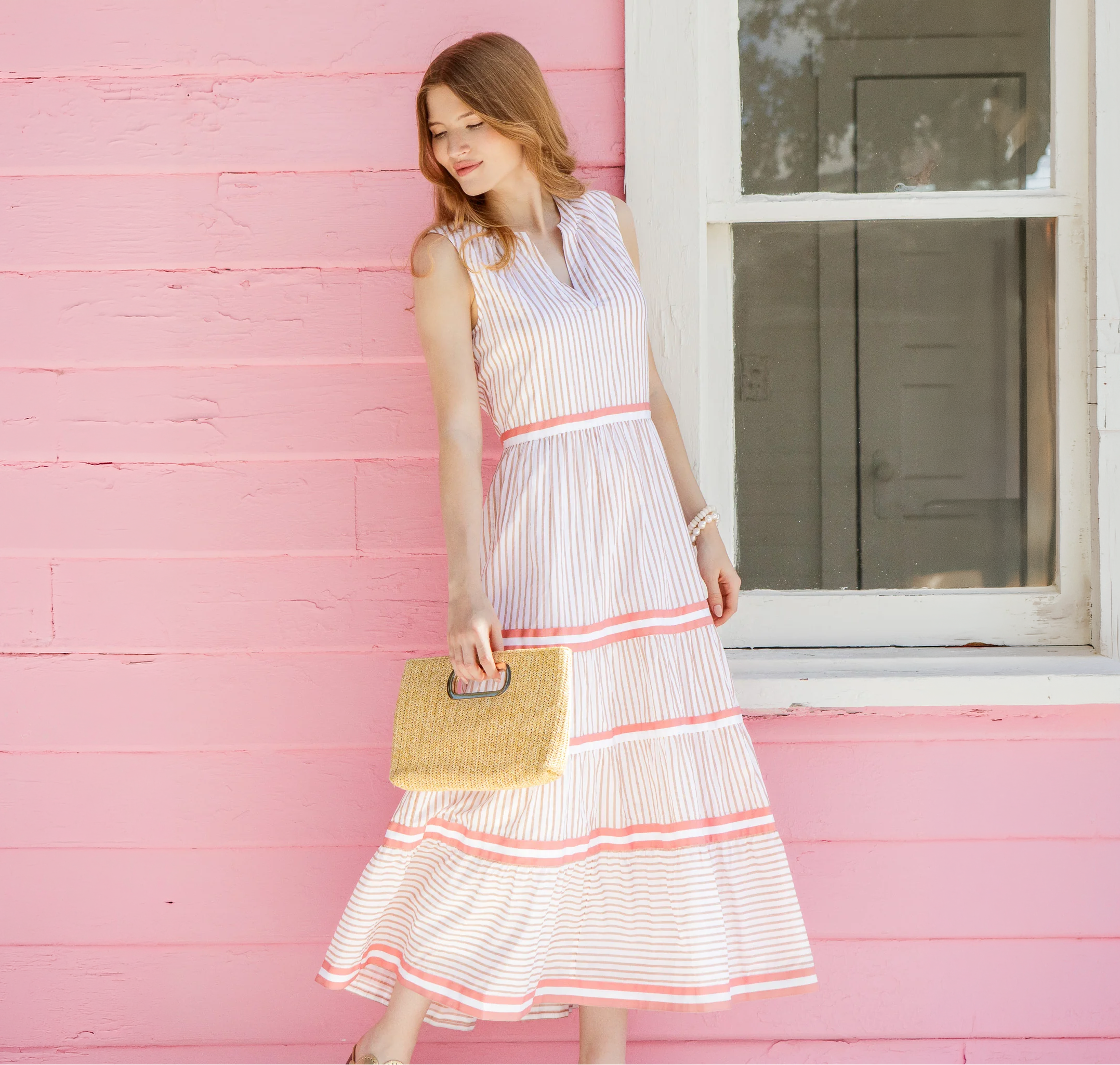 Coast Sleeveless Tiered Maxi Dress 257