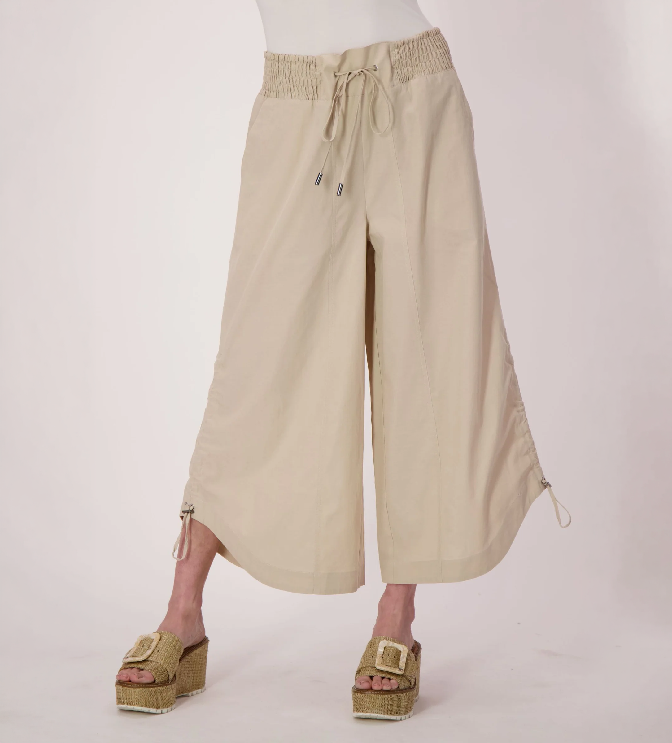 Tie Hem Flowy Pant 326600