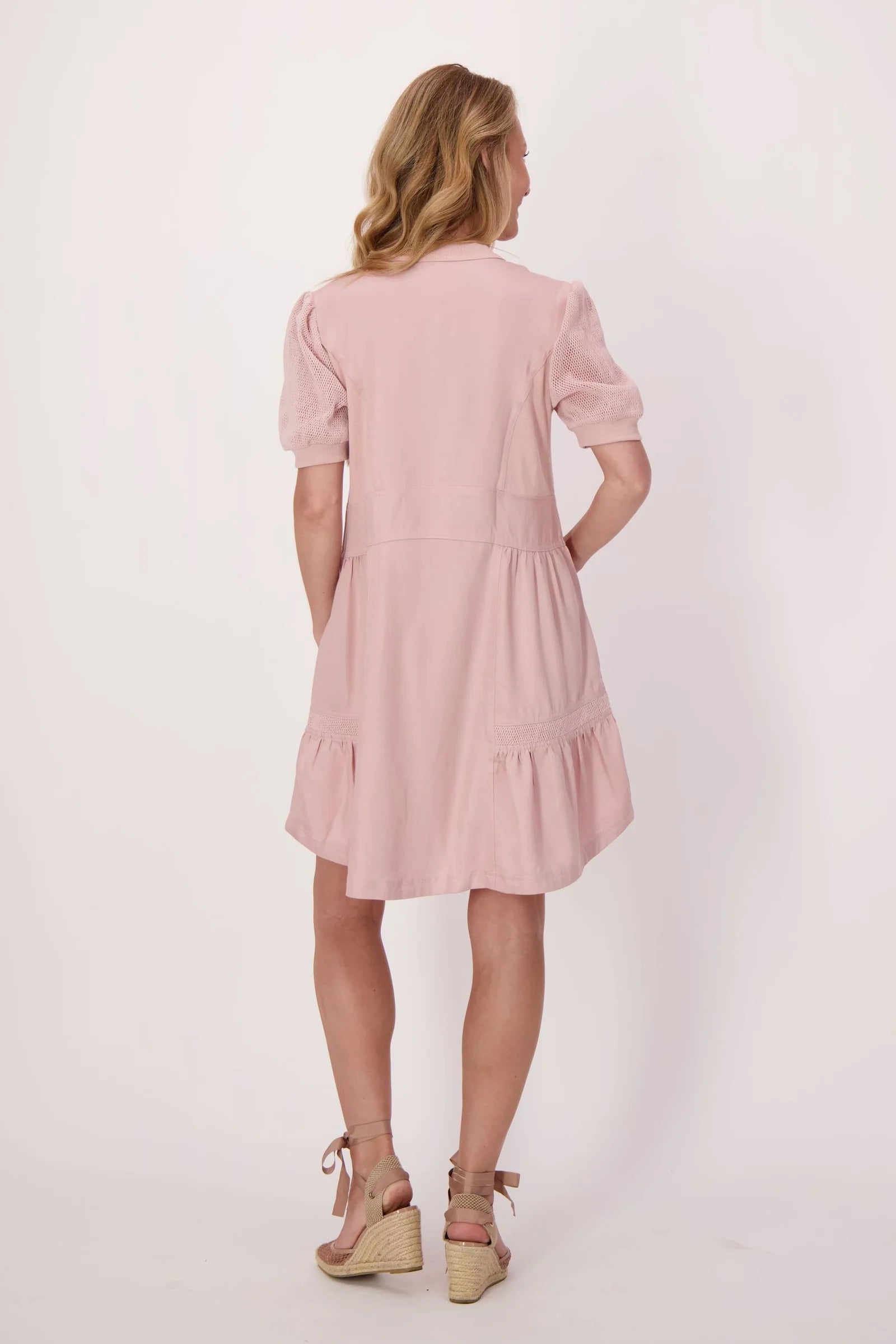 Mesh Insert Dress 326594