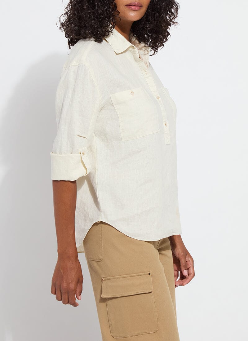 Rose Roll Tab Shirt 3565