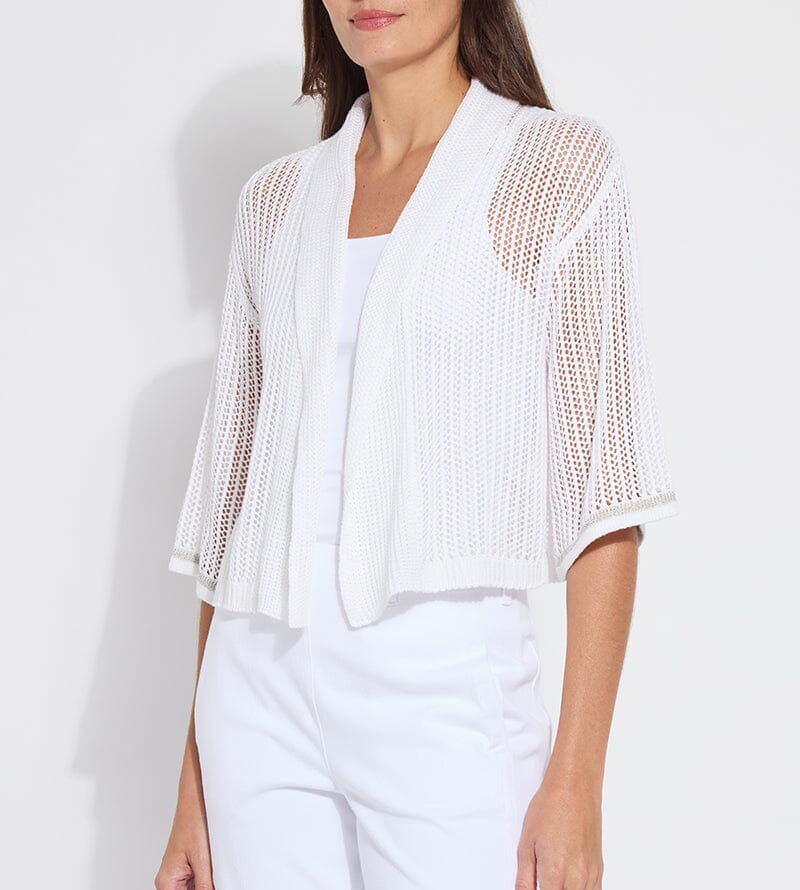 Elera Linen Mesh Cardigan 3601