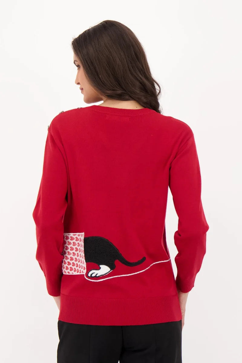 Dog With Ball Sweater 526658