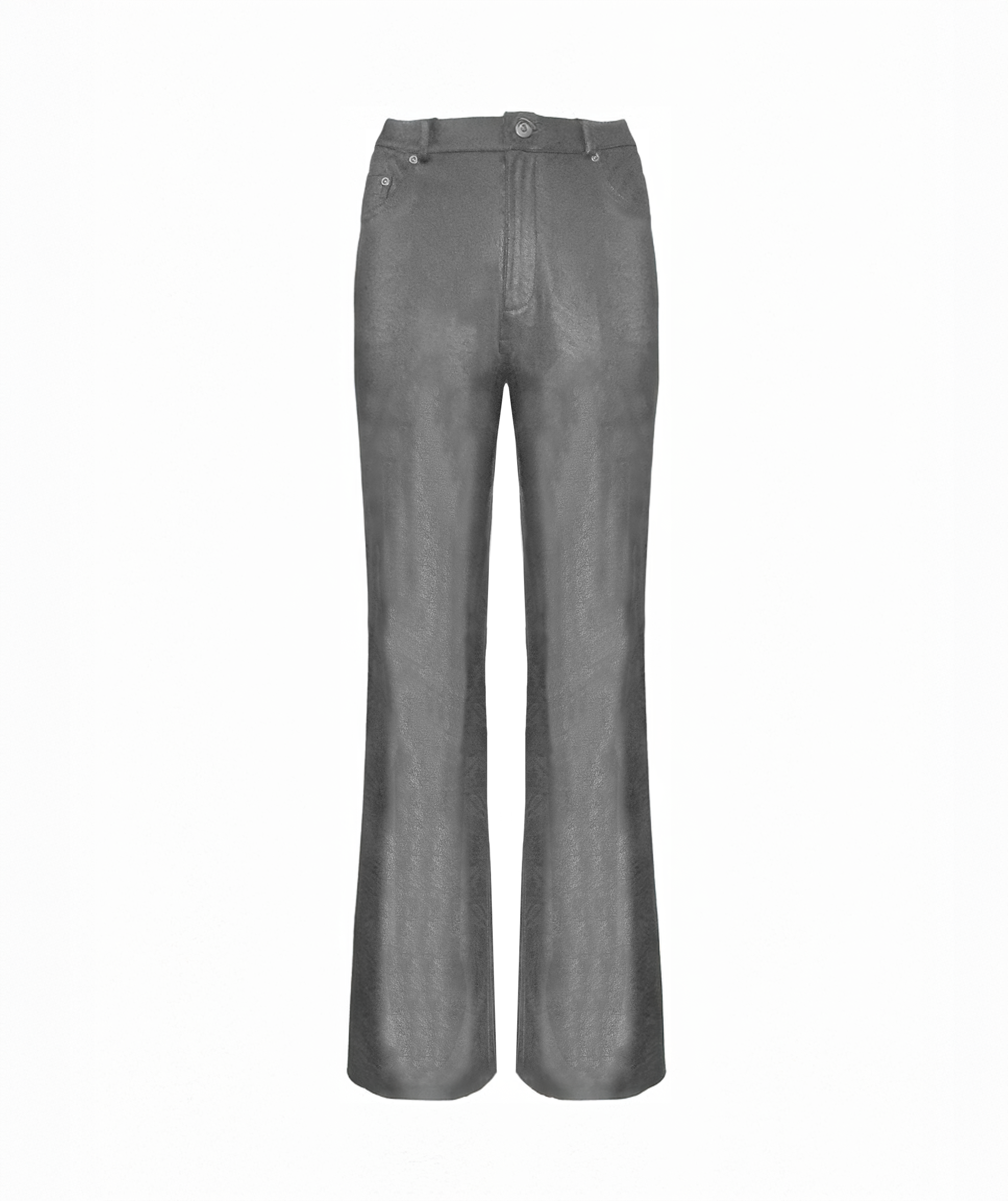 Metallic Faux Vegan Leather Jeans BCP8712