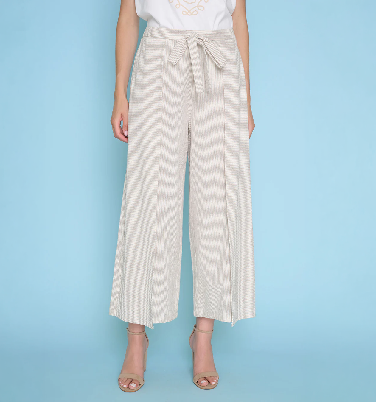 Wide-Leg Cropped Pant ZM032