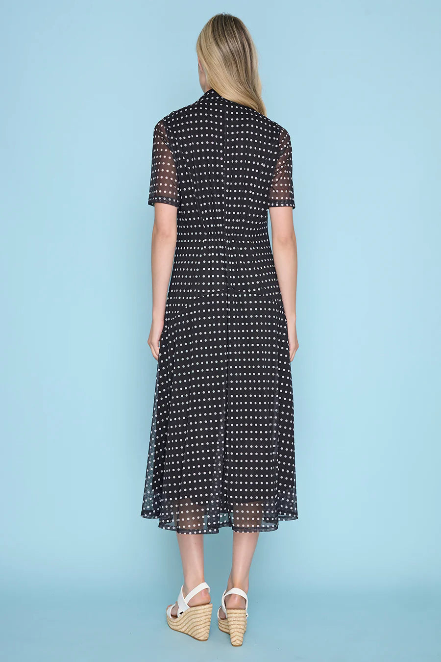 S/S Button-Down Long Dress ZN627FH