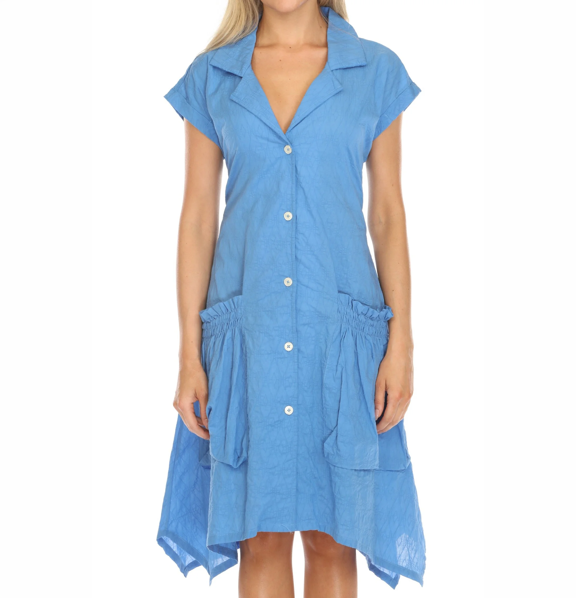 Textured Pocket Dress