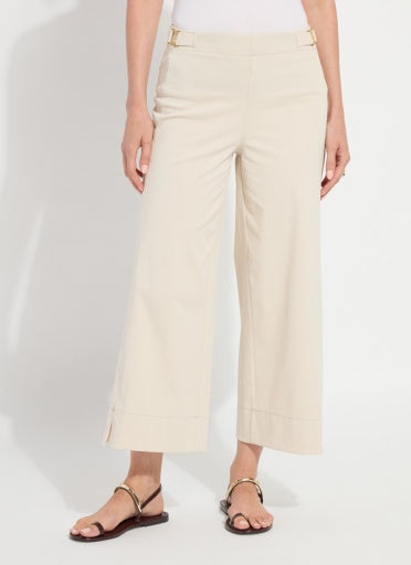 nylah detail wide leg crop pant 3867