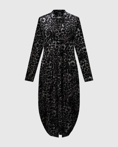 CUT VELVET DRESS AD910L