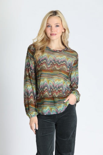Boho Pleat Blouse K333B
