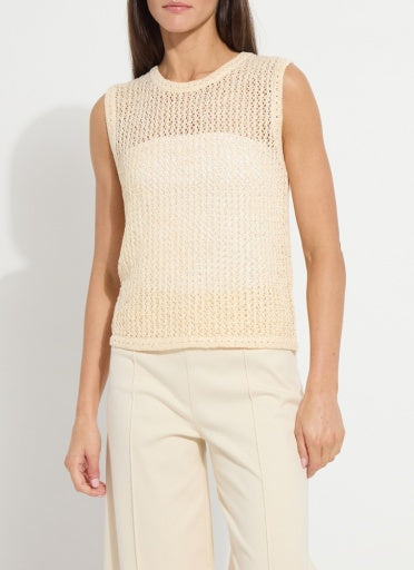avery sequined knit shell 3922