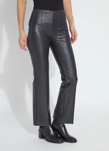 elysse foiled vegan leather pant