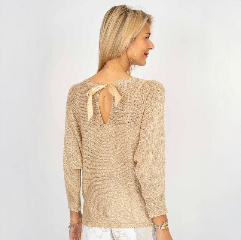 Sweater with Bow 1236