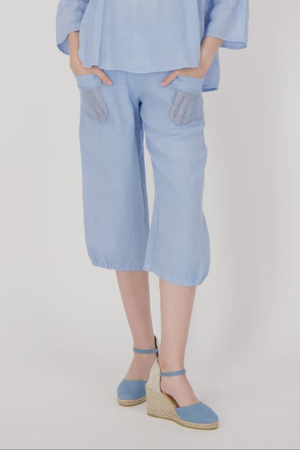 Linen Capris 225804