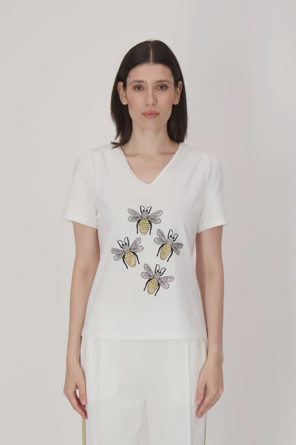 Rhinestone Bee Tee 225812