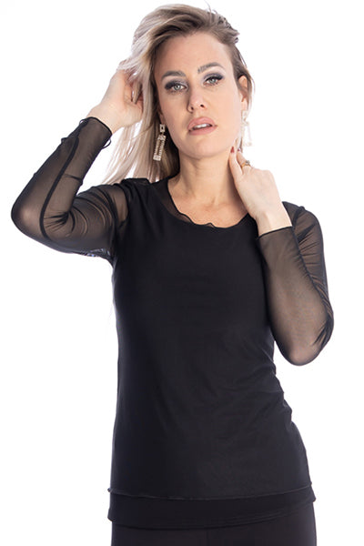 Long Sleeve Mesh Top 2007