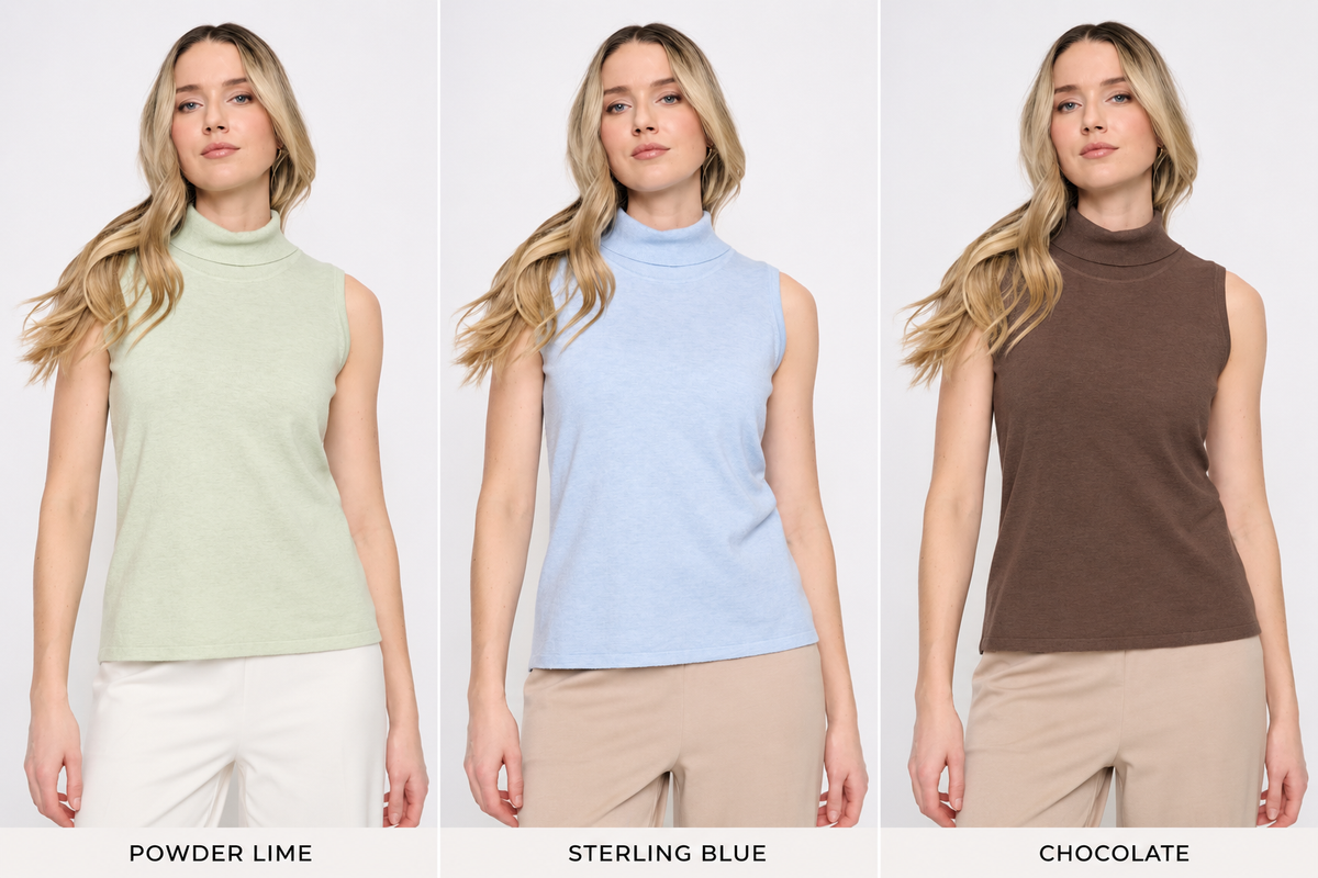 Turtle Neck Tank QK335