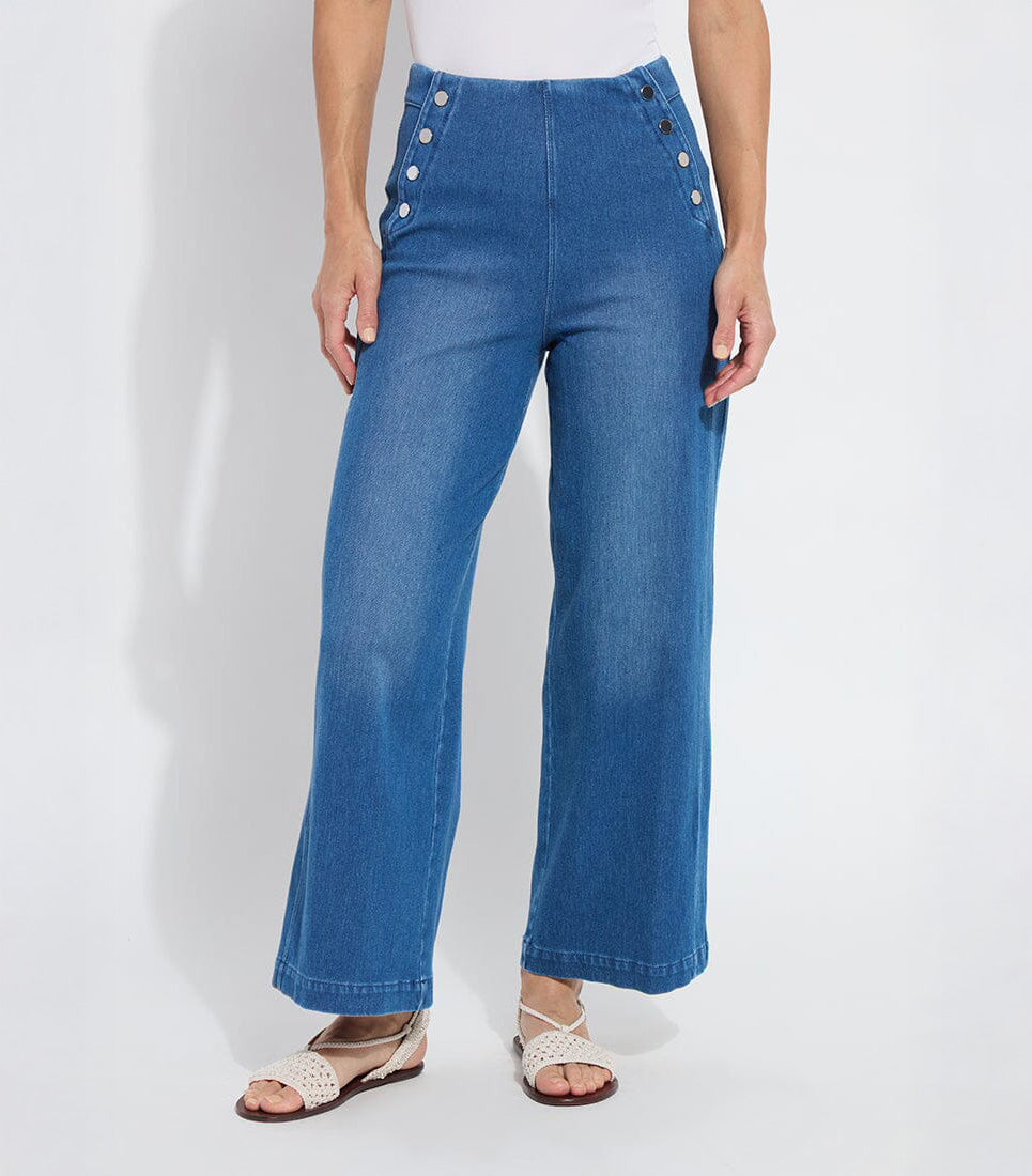 Mallory Sailor Hi Waist Wide Leg 3529