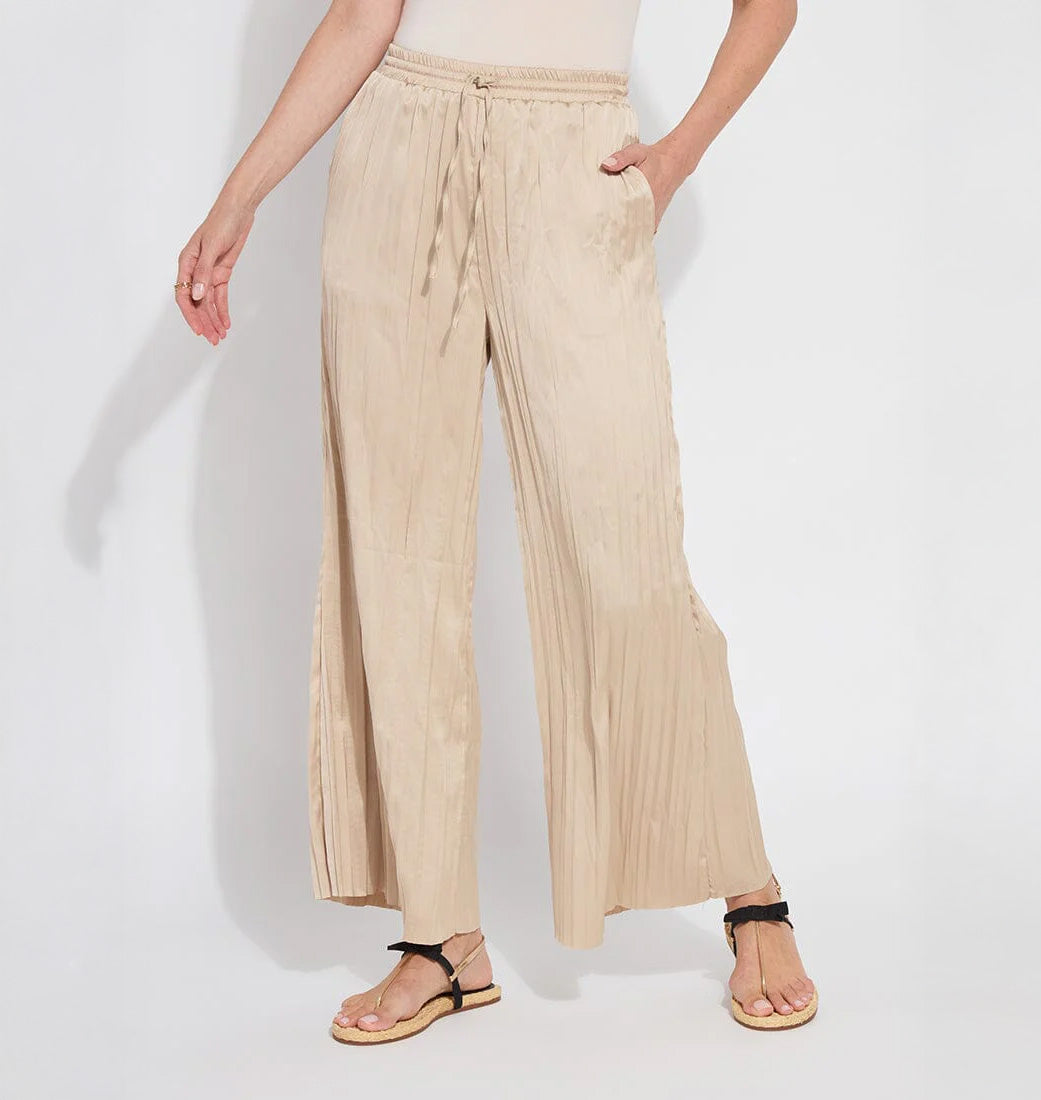the packable pleated palazzo pant 3615