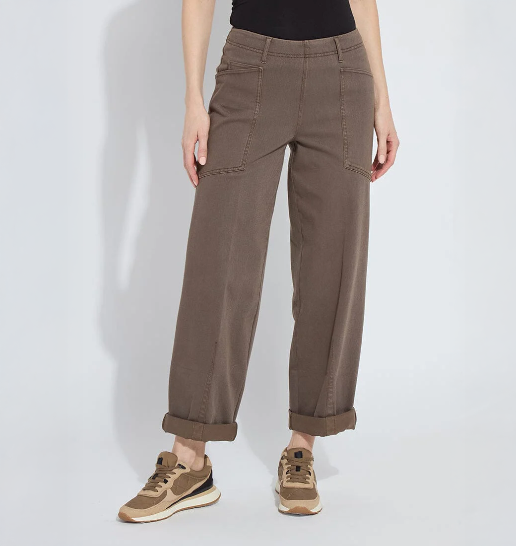 penelope curved cuffed denim