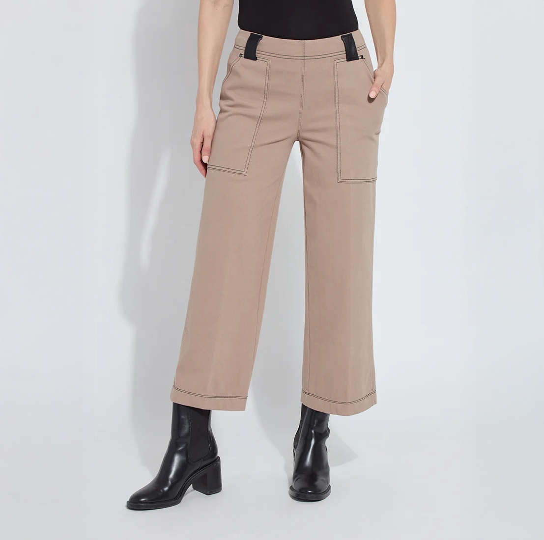 valerie wide leg crop denim