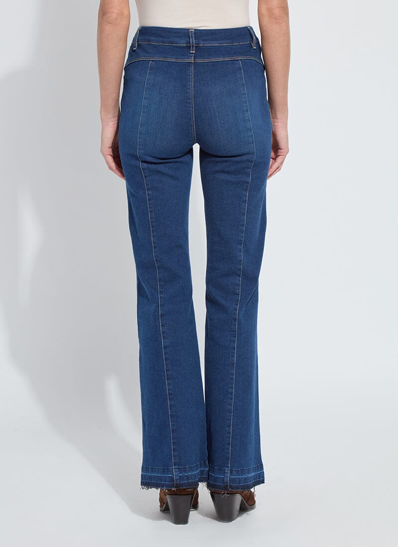 felicity fringe wide leg denim trouser 3740