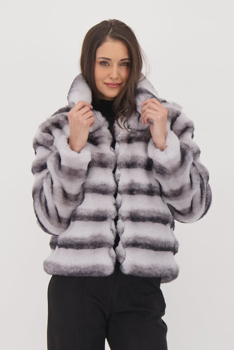 Chinchilla Faux Fur Jacket 426417