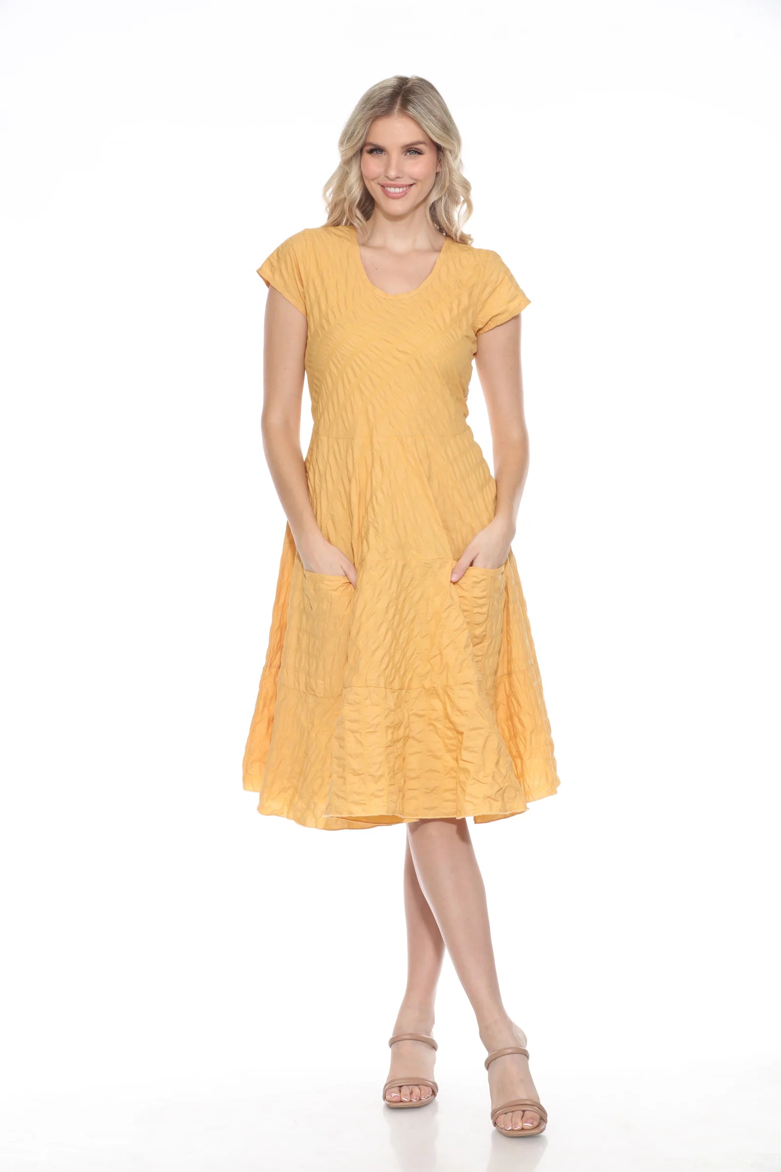 Puckered Dress
