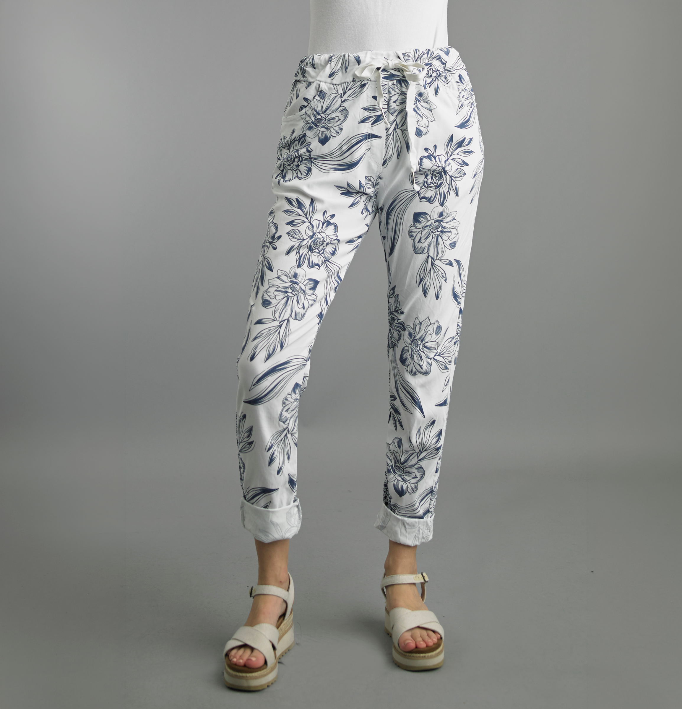Printed Pants 6178C
