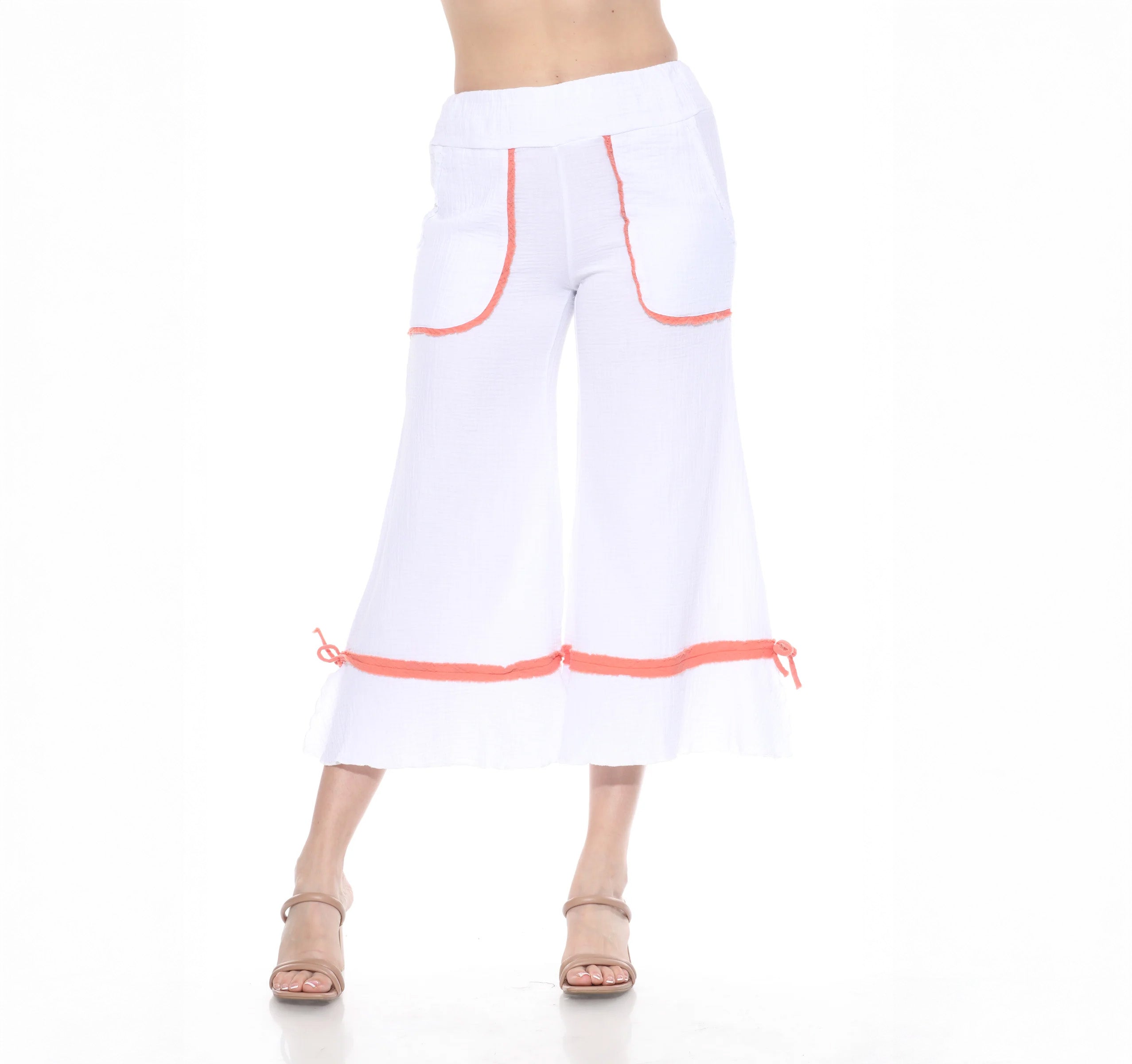 Patchwork Crop Pant