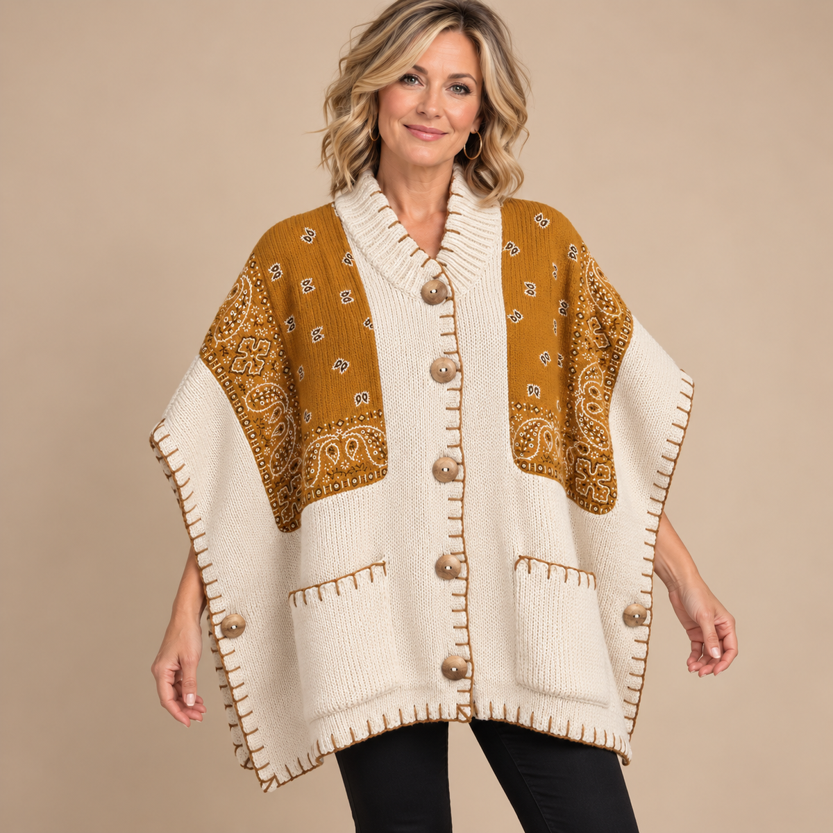Bandana Poncho 5914
