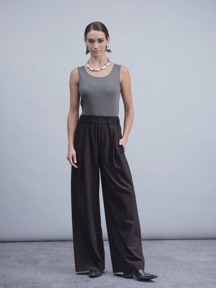 Wide-Leg Pull-On Pant H2057