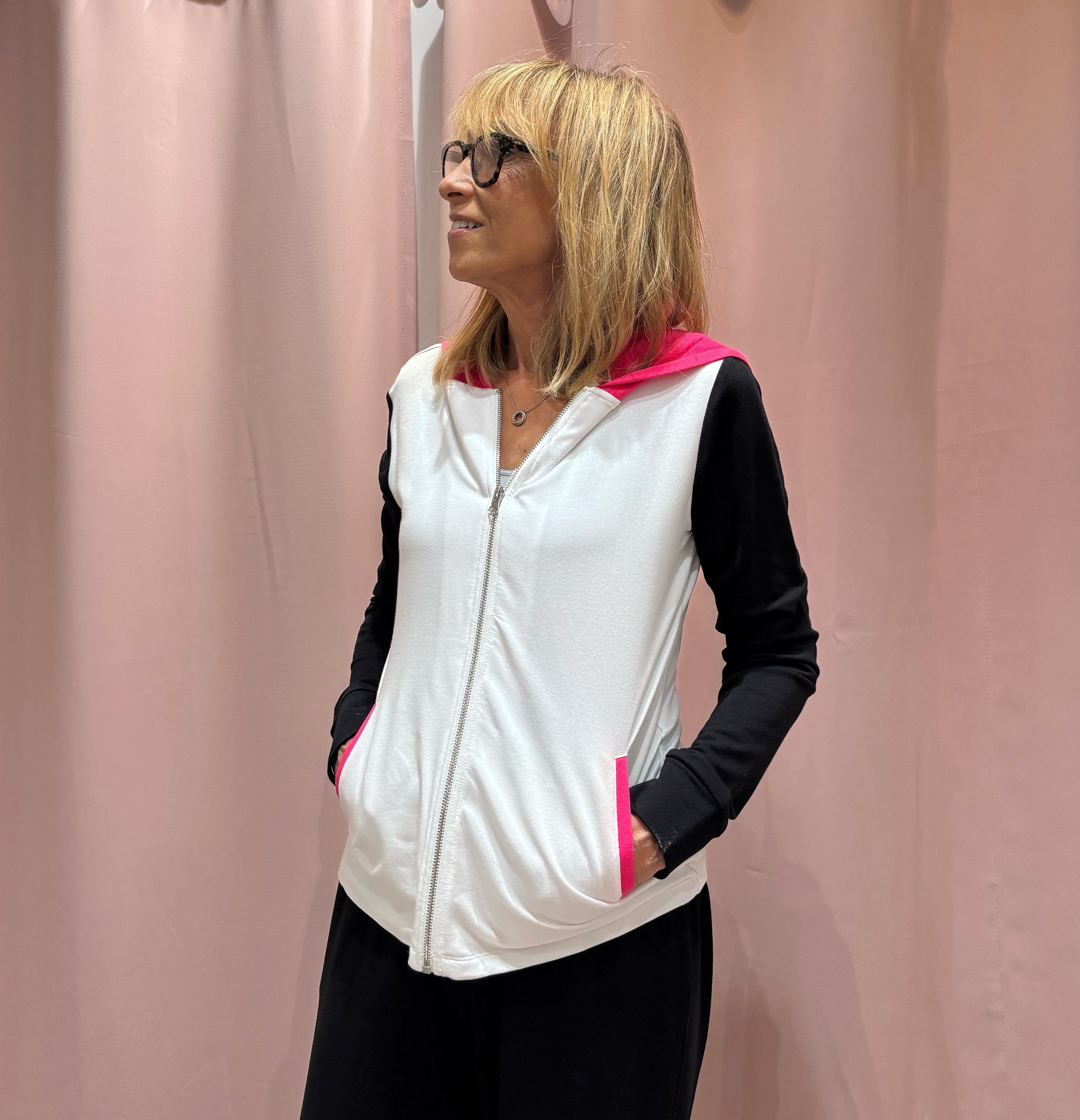 Color Block Hoodie FT855C