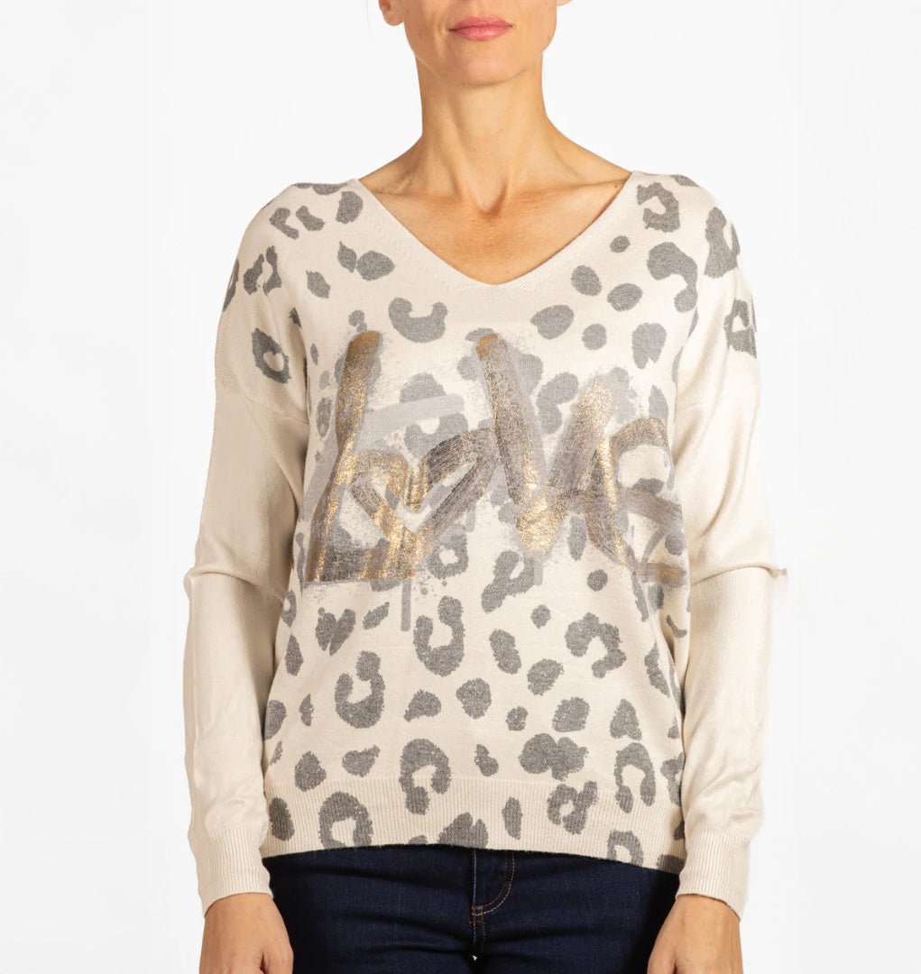 Animal Print Sweater 31129