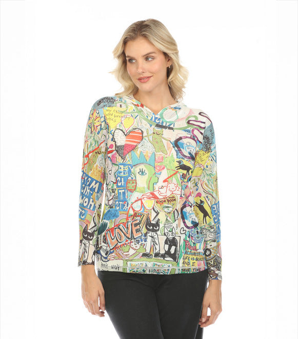 Mesh Pullover T1396MH
