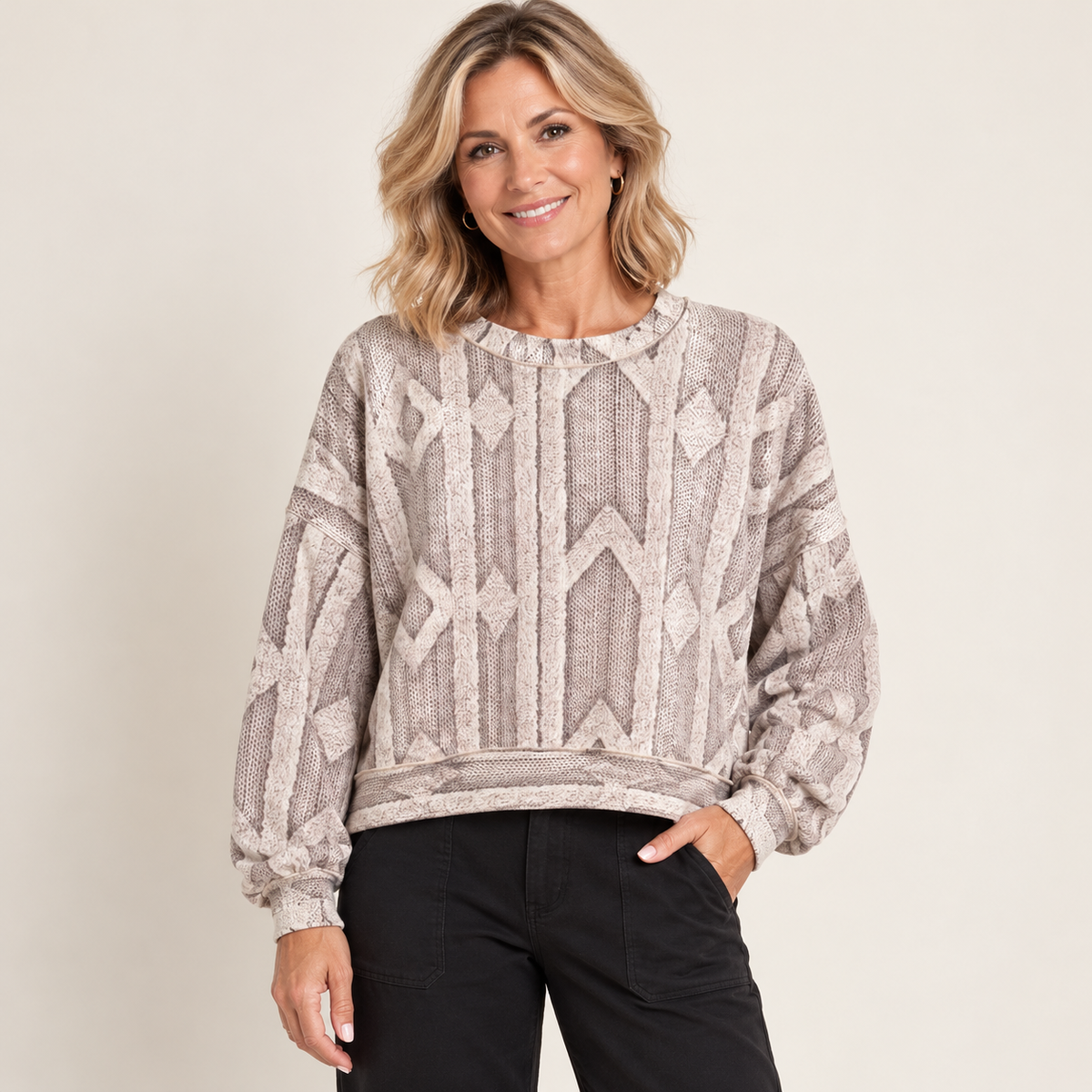 Crop Sweatshirt A7147K