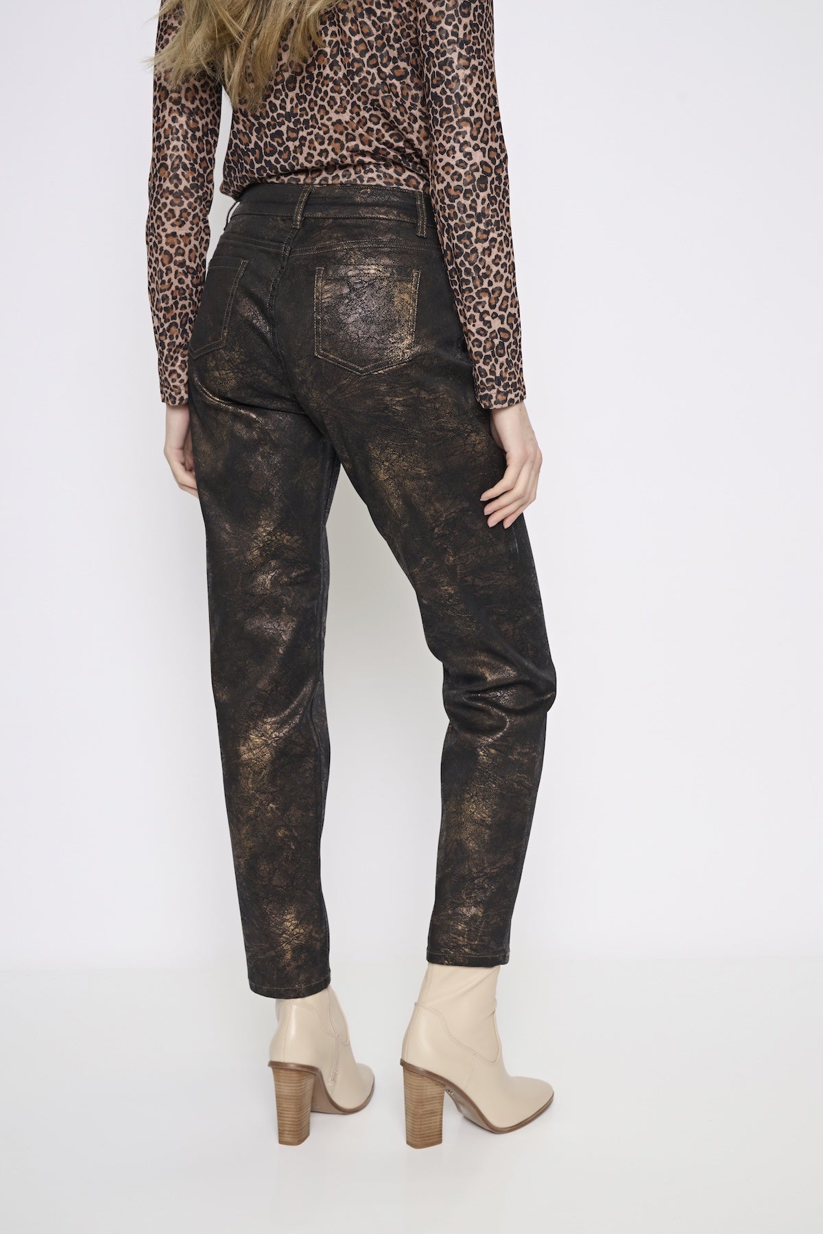 Full-Length Slim-Leg Jeans Y6089HD