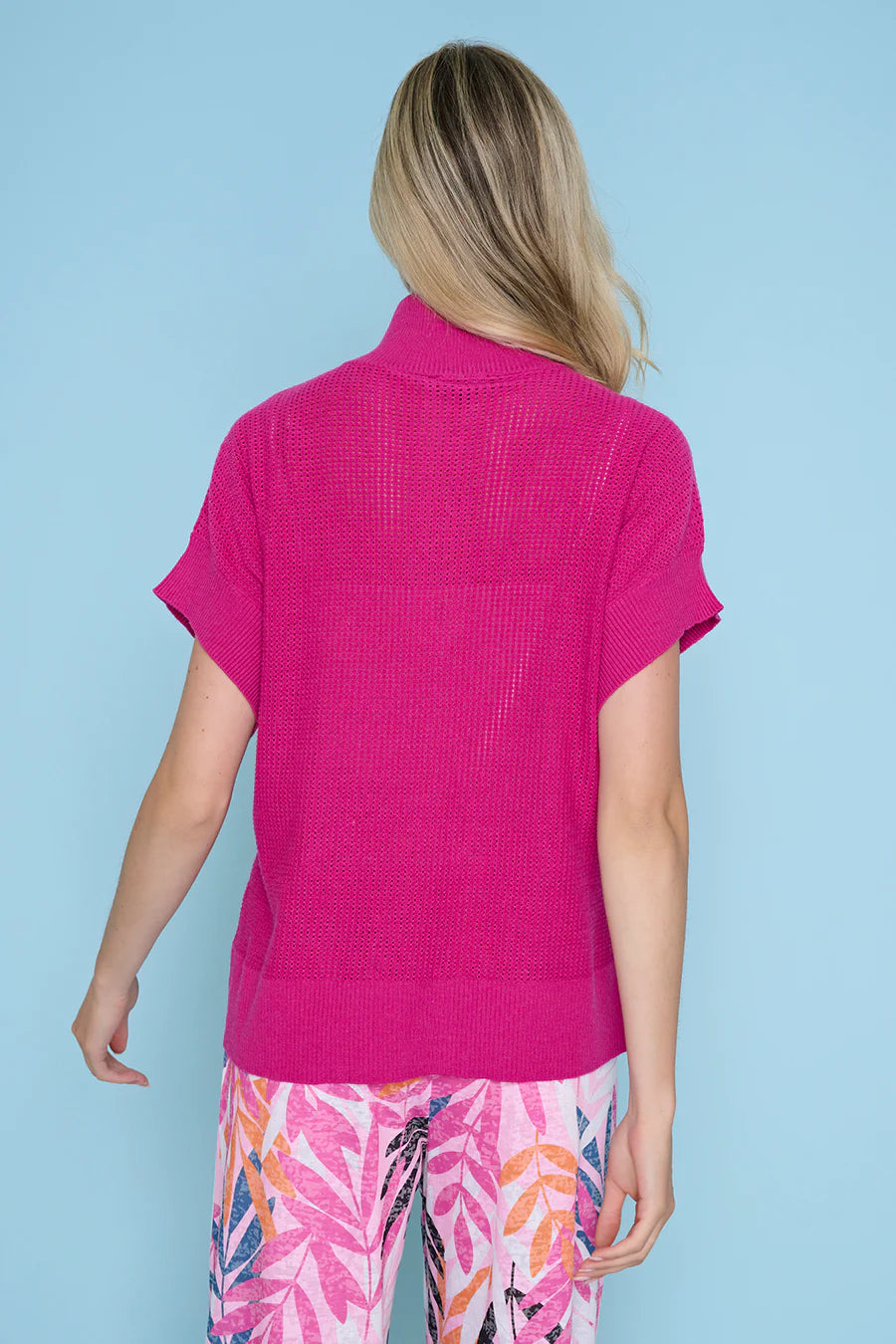 Half-Zip Knit Top ZE163