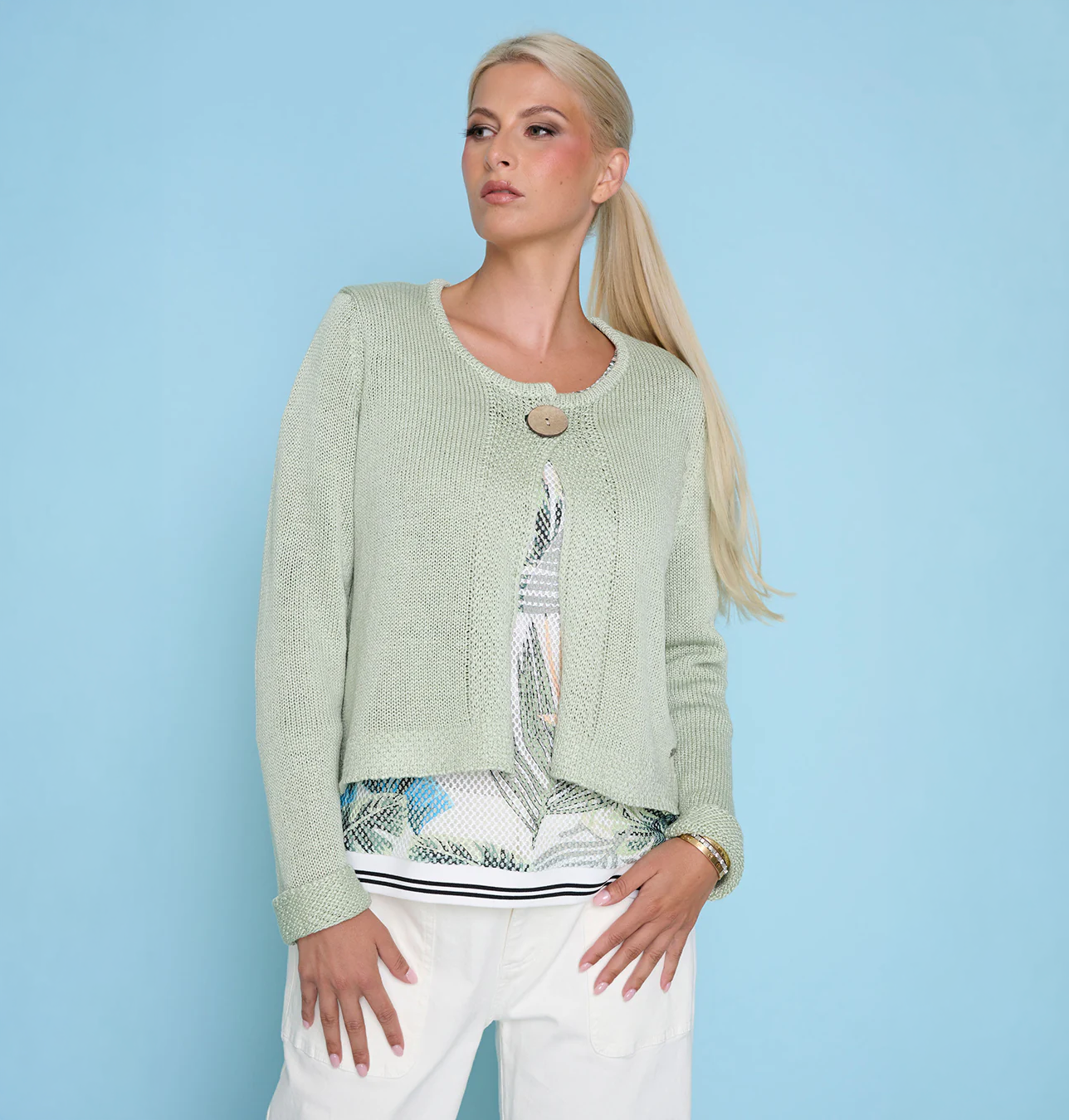 1-Button Short Jacket ZE424