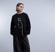 Embroidered Dog Sweatshirt H2002