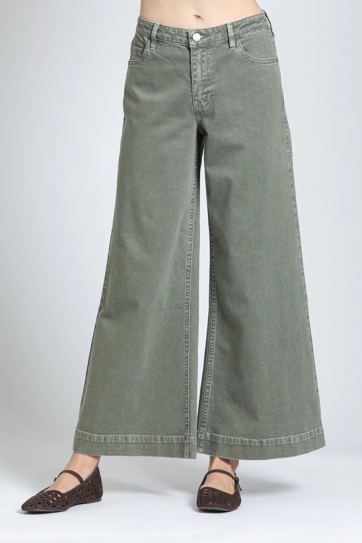 Godet Wide Leg Jean C198