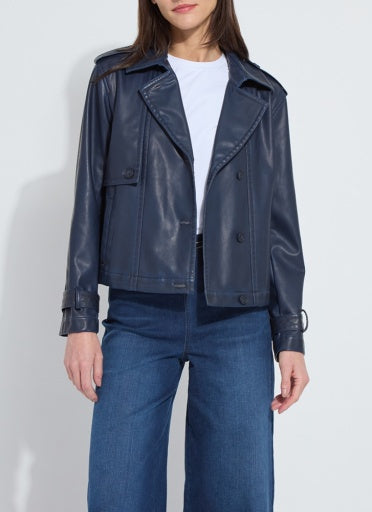 evonne oversized cropped trench coat 3687