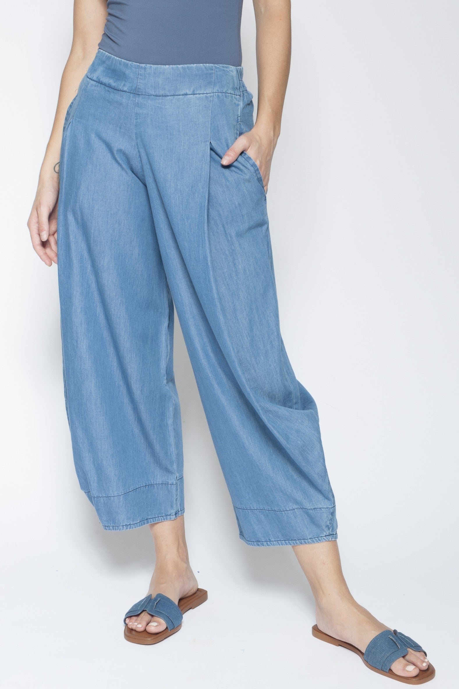 Denim Tulip Trousers 26252